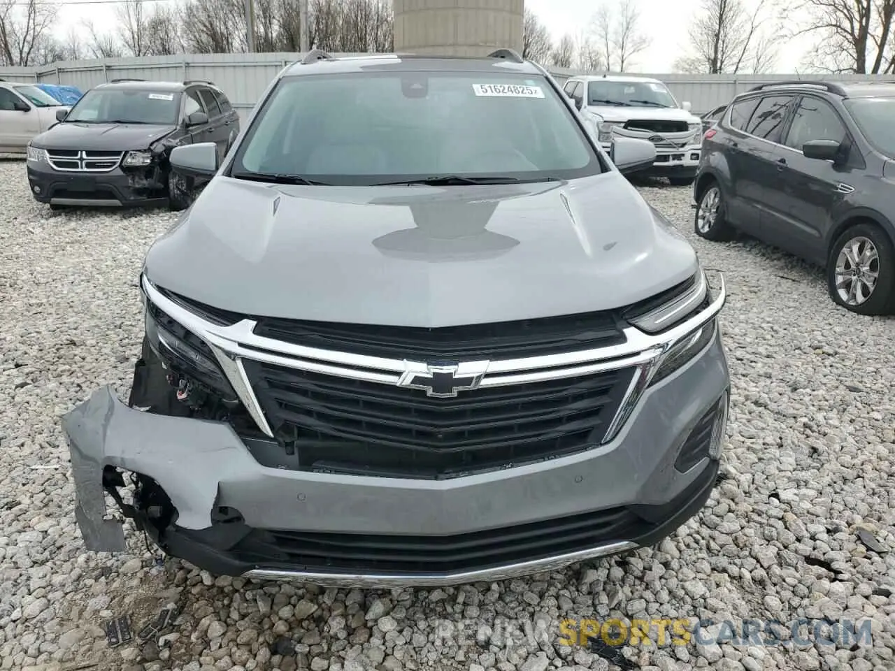 5 fotografías del automóvil dañado 3GNAXUEG7PS216127 CHEVROLET EQUINOX 2023
