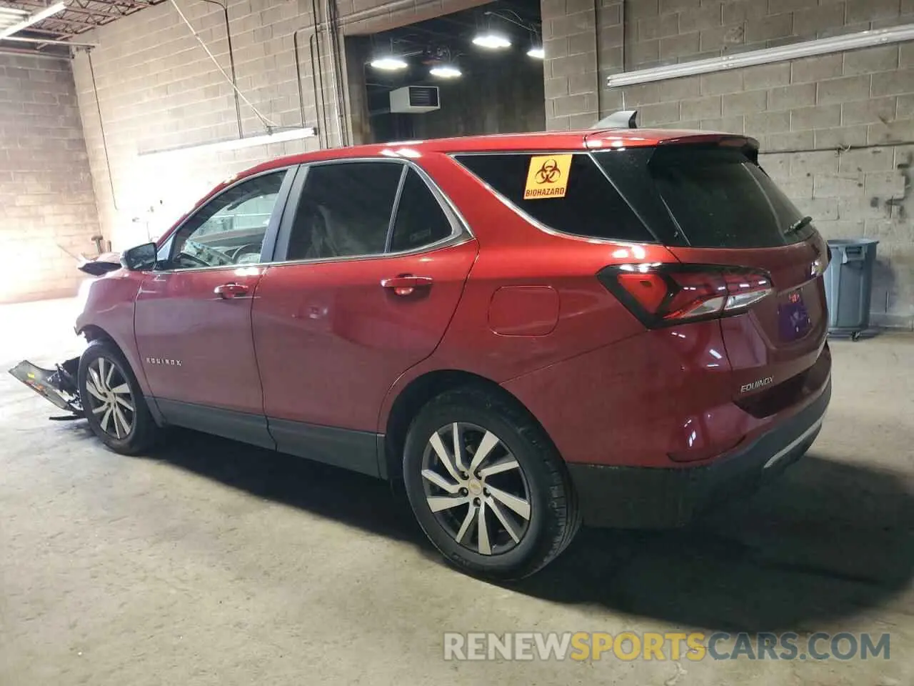 2 fotografías del automóvil dañado 3GNAXUEG8PS143558 CHEVROLET EQUINOX 2023