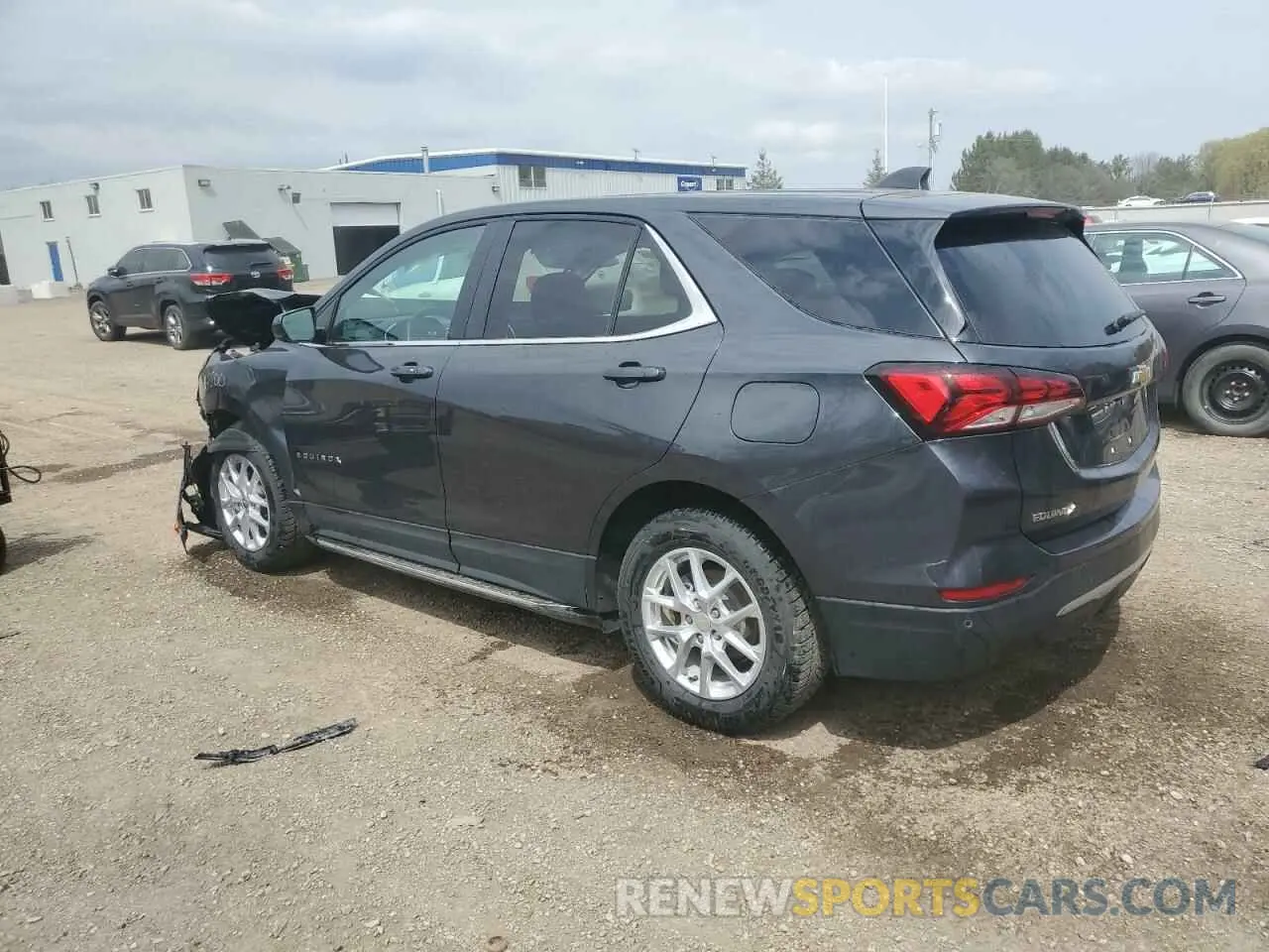 2 fotografías del automóvil dañado 3GNAXUEG8PS191724 CHEVROLET EQUINOX 2023