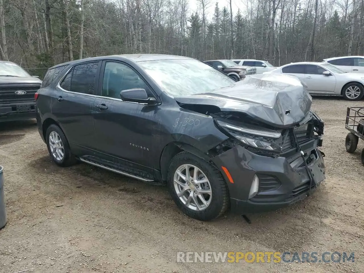 4 fotografías del automóvil dañado 3GNAXUEG8PS191724 CHEVROLET EQUINOX 2023