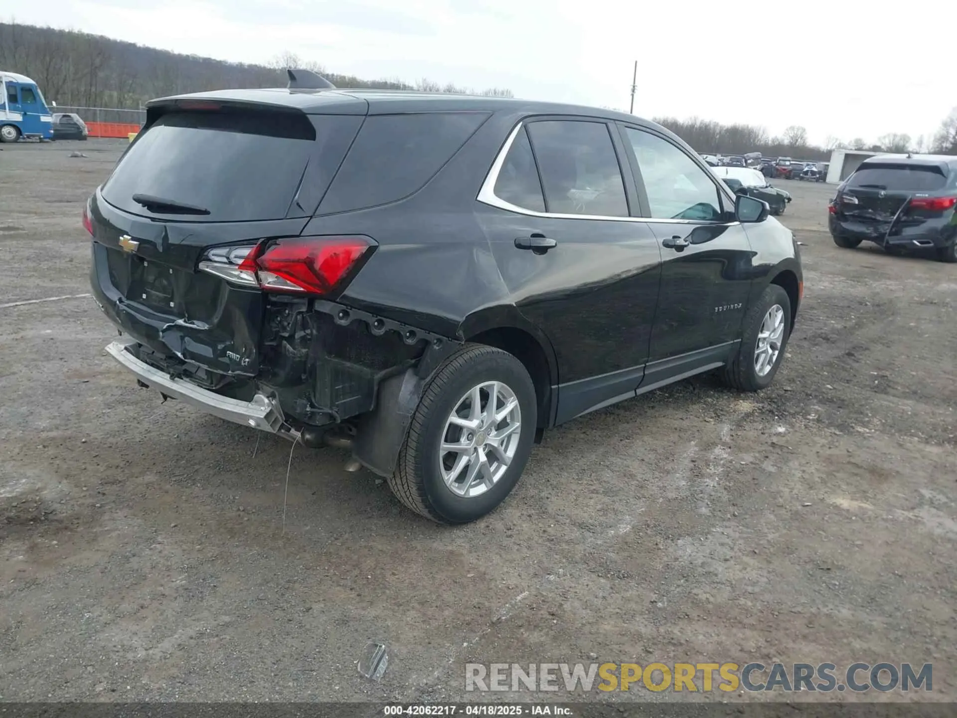 4 fotografías del automóvil dañado 3GNAXUEG9PL268580 CHEVROLET EQUINOX 2023