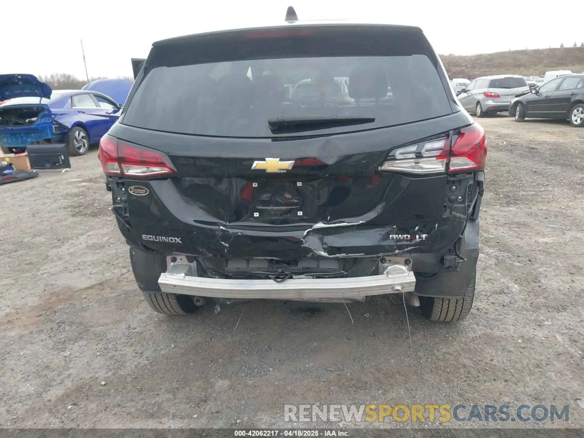 6 fotografías del automóvil dañado 3GNAXUEG9PL268580 CHEVROLET EQUINOX 2023