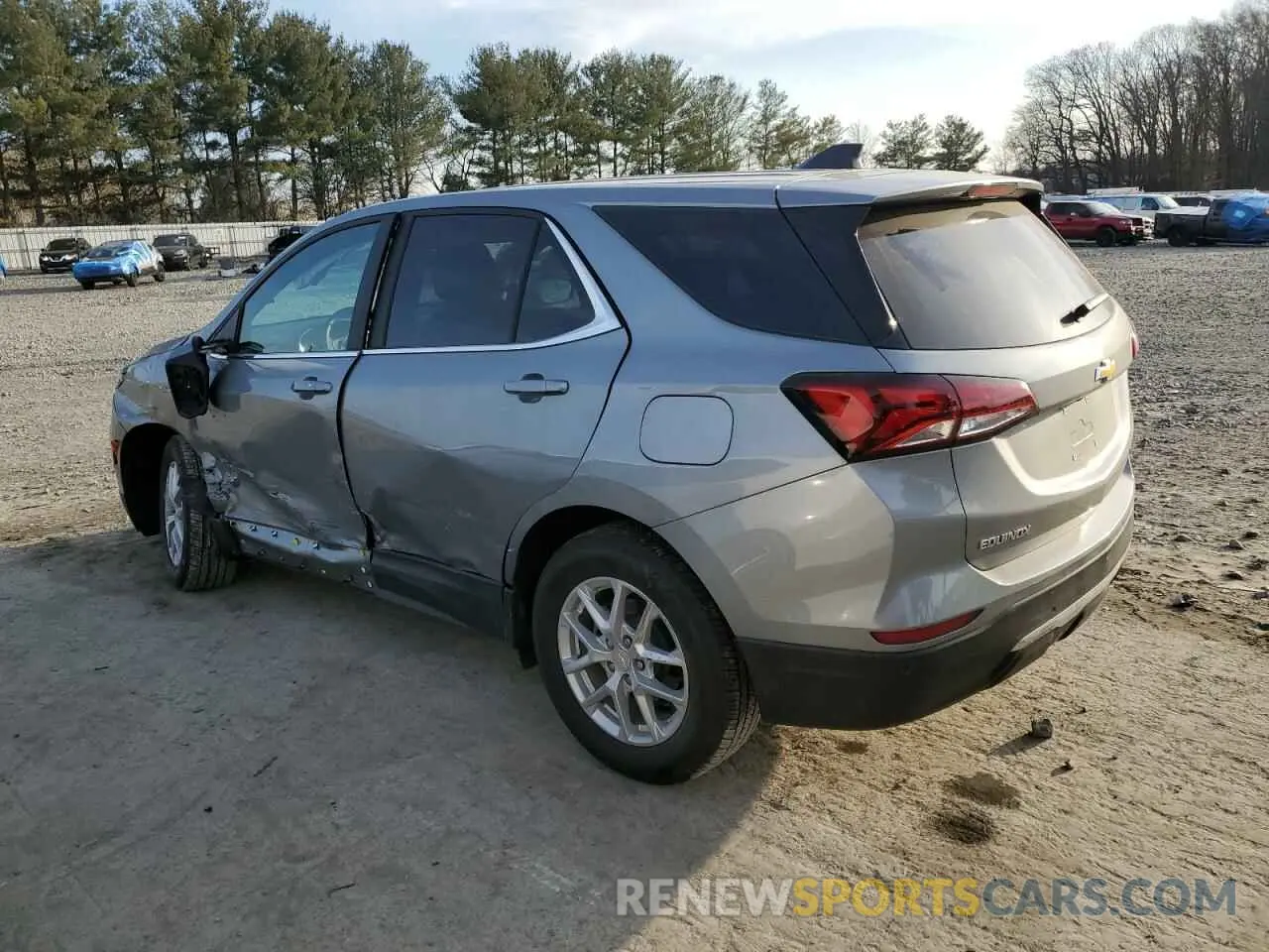 2 fotografías del automóvil dañado 3GNAXUEG9PS150258 CHEVROLET EQUINOX 2023