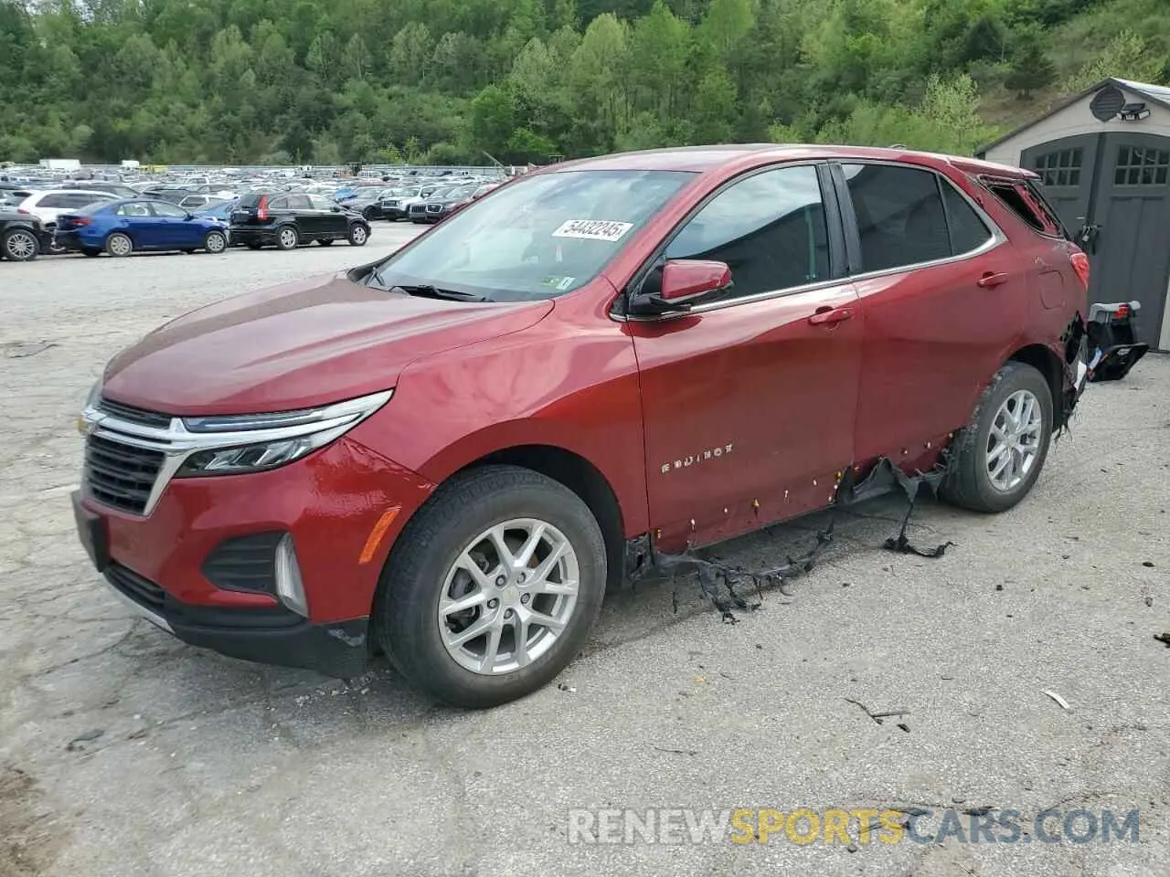1 fotografías del automóvil dañado 3GNAXUEGXPS150110 CHEVROLET EQUINOX 2023