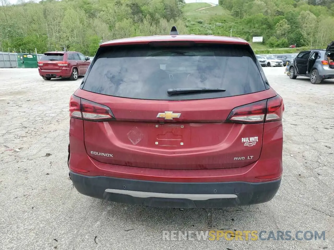 6 fotografías del automóvil dañado 3GNAXUEGXPS150110 CHEVROLET EQUINOX 2023