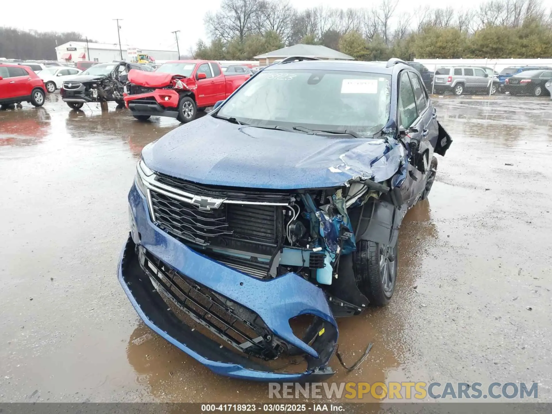 2 fotografías del automóvil dañado 3GNAXWEG2PS151246 CHEVROLET EQUINOX 2023