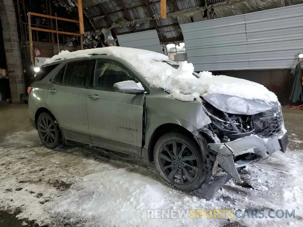 4 fotografías del automóvil dañado 3GNAXWEGXPL163820 CHEVROLET EQUINOX 2023
