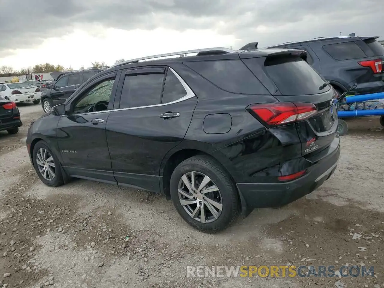 2 fotografías del automóvil dañado 3GNAXXEG3PL114030 CHEVROLET EQUINOX 2023