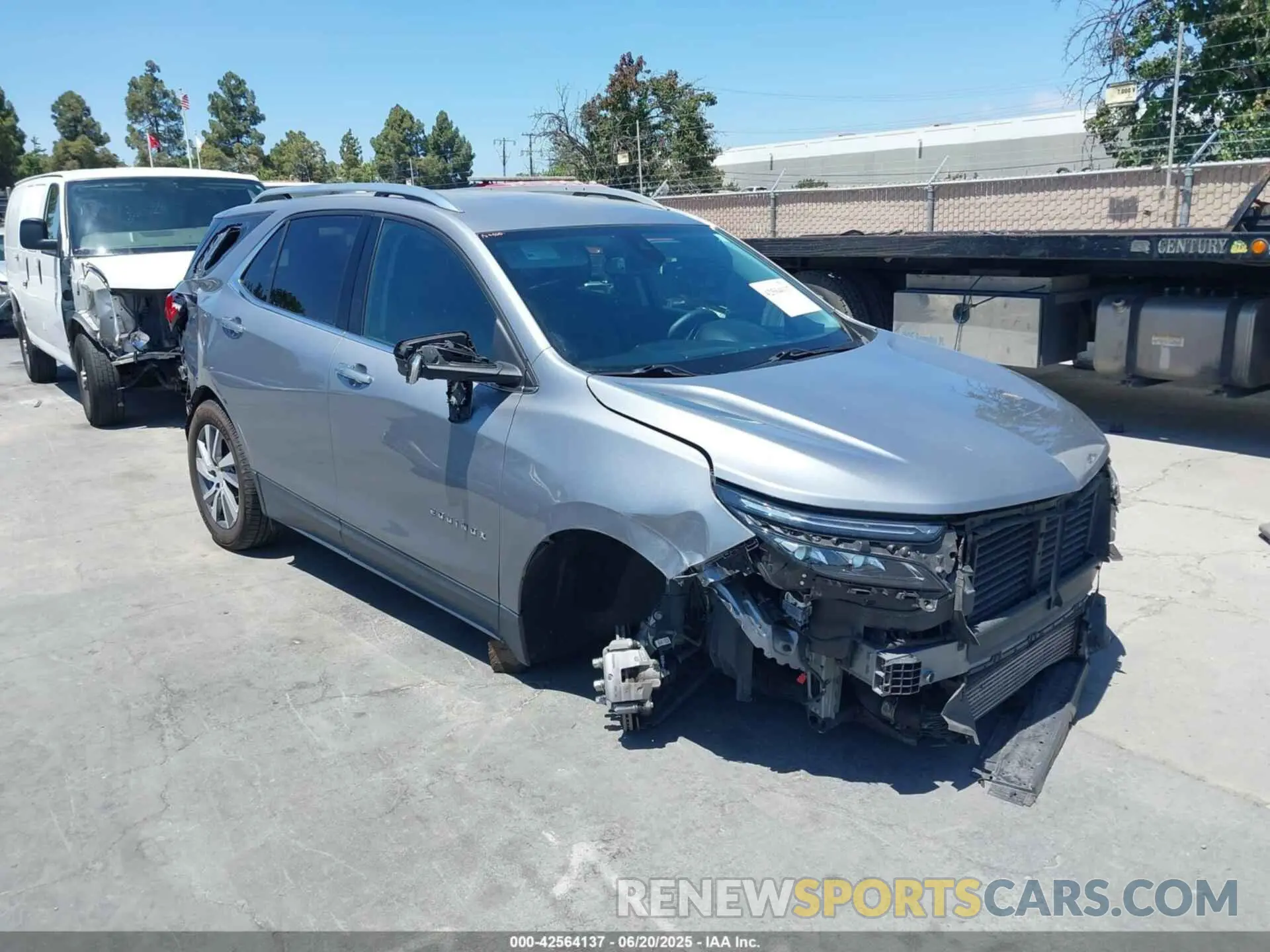 1 fotografías del automóvil dañado 3GNAXXEG5PL216221 CHEVROLET EQUINOX 2023