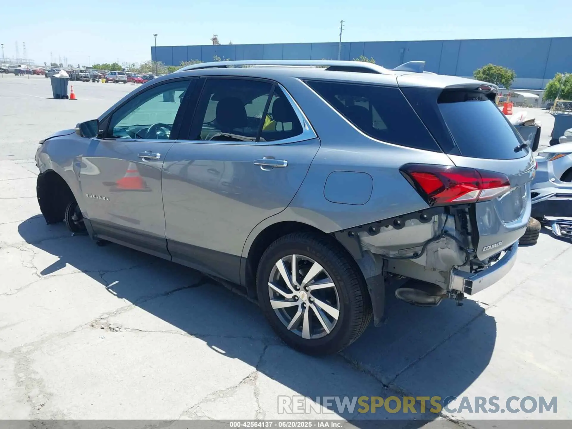 3 fotografías del automóvil dañado 3GNAXXEG5PL216221 CHEVROLET EQUINOX 2023