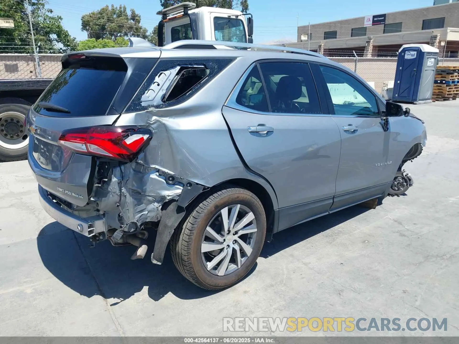 4 fotografías del automóvil dañado 3GNAXXEG5PL216221 CHEVROLET EQUINOX 2023