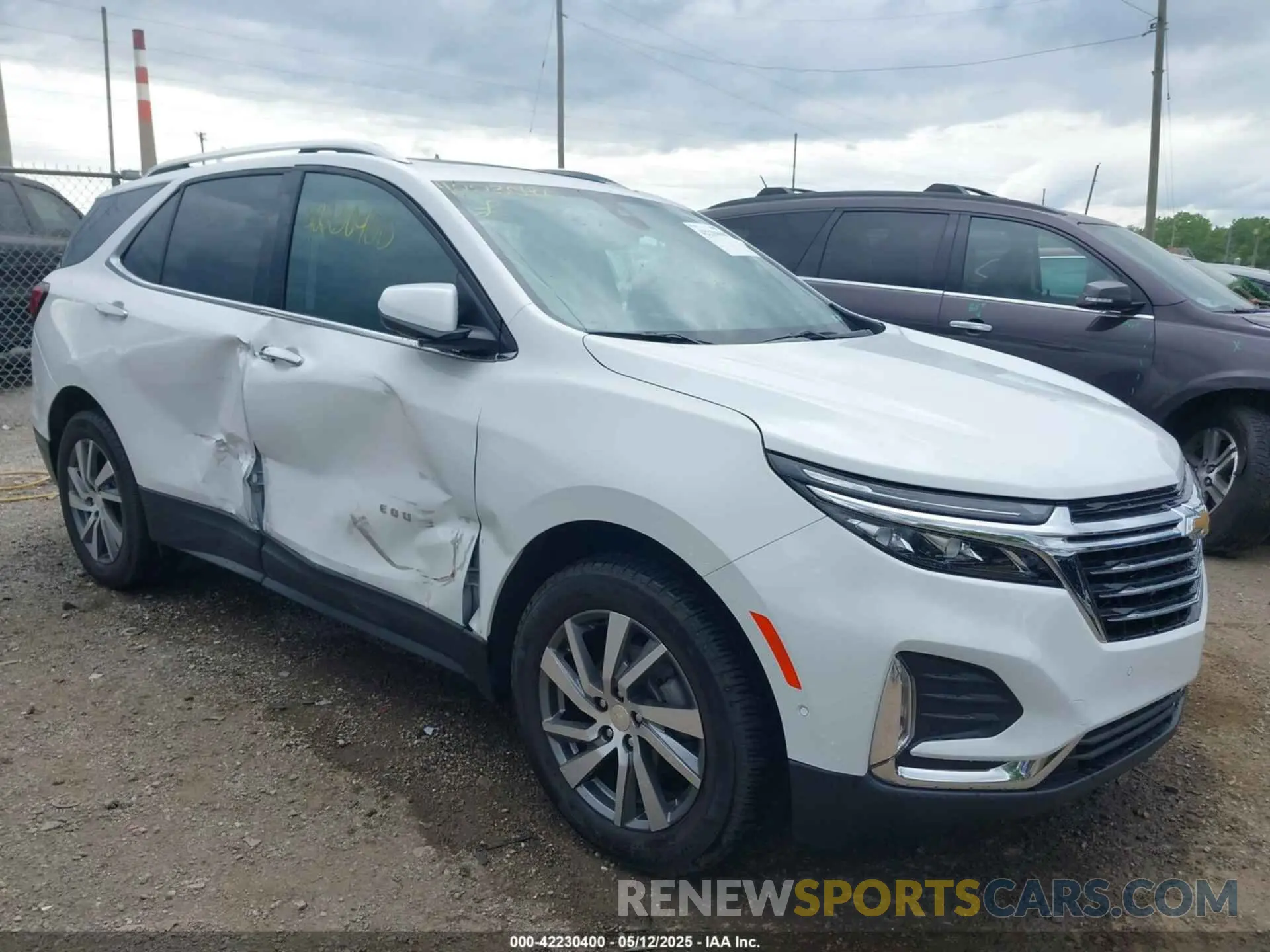 6 fotografías del automóvil dañado 3GNAXXEG9PL156556 CHEVROLET EQUINOX 2023