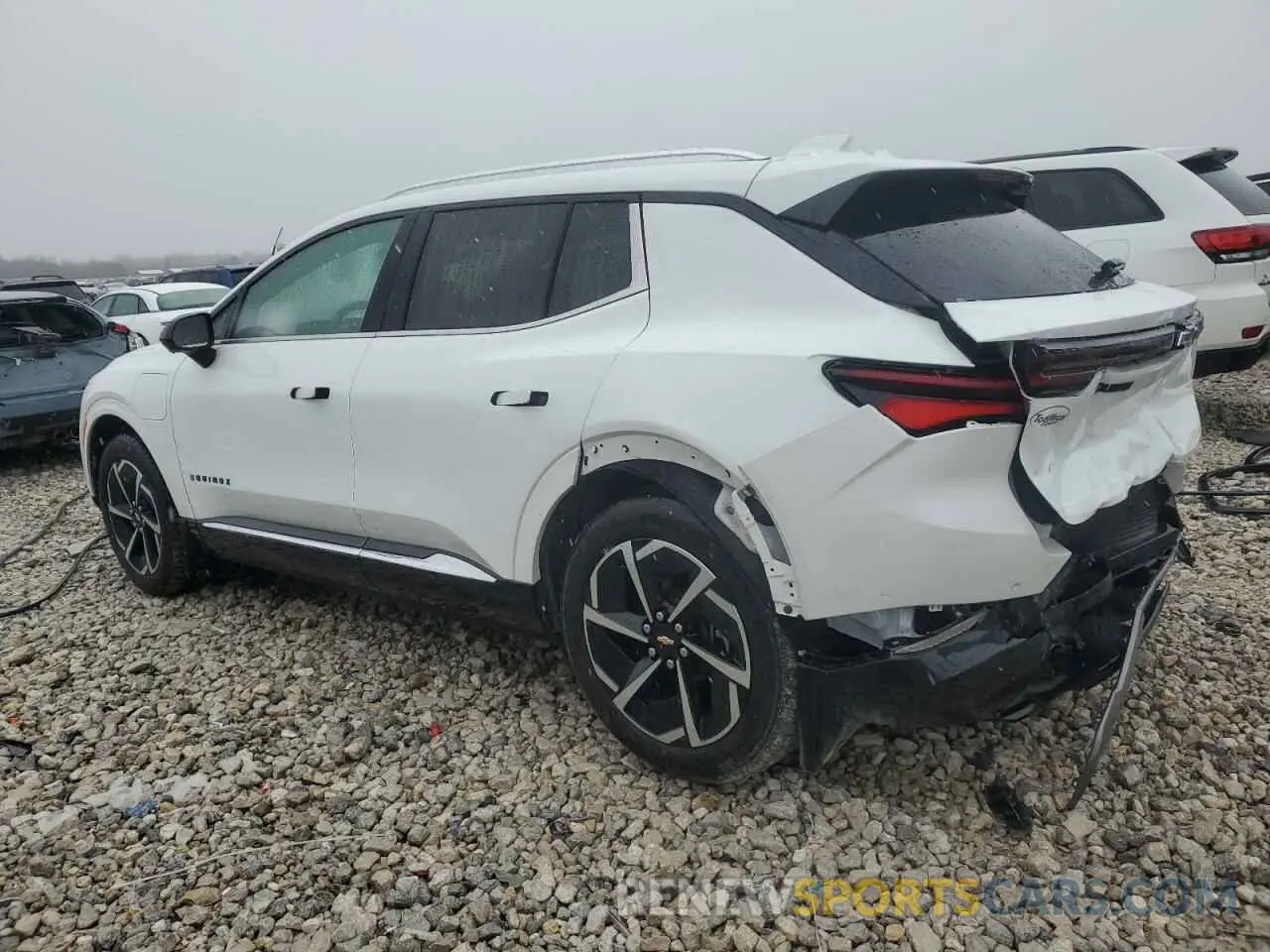 2 fotografías del automóvil dañado 3GN7DLRP6RS260243 CHEVROLET EQUINOX 2024