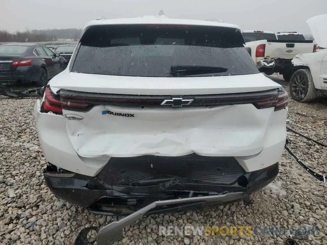 6 fotografías del automóvil dañado 3GN7DLRP6RS260243 CHEVROLET EQUINOX 2024