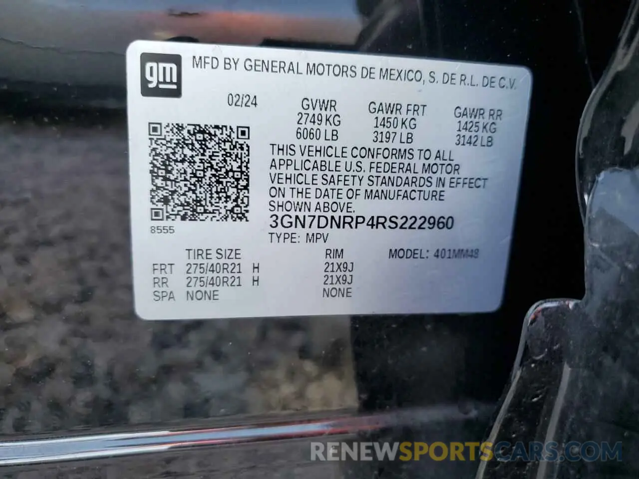 13 fotografías del automóvil dañado 3GN7DNRP4RS222960 CHEVROLET EQUINOX 2024