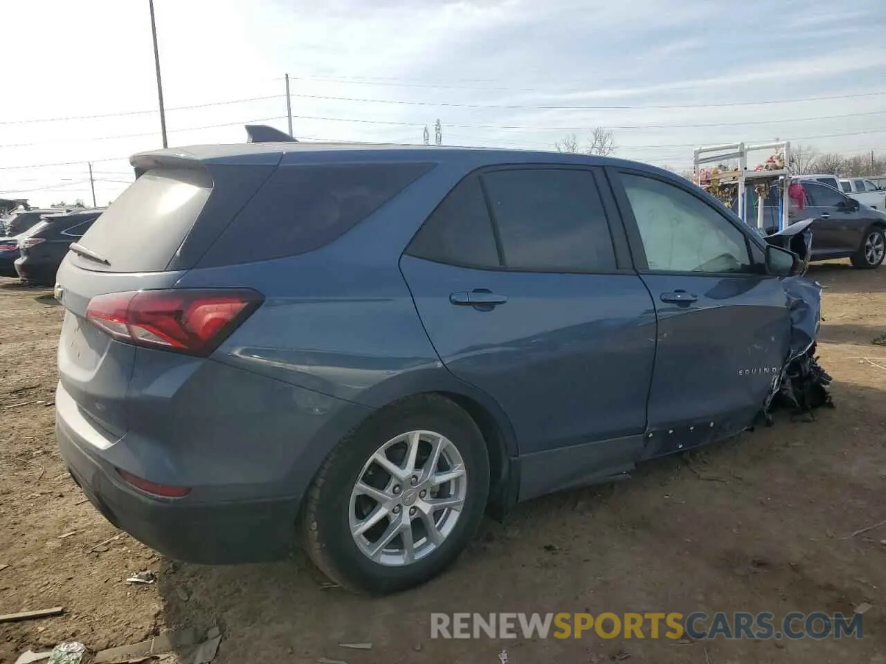 3 fotografías del automóvil dañado 3GNAXHEG0RL162772 CHEVROLET EQUINOX 2024