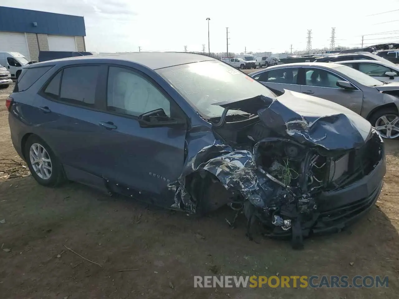 4 fotografías del automóvil dañado 3GNAXHEG0RL162772 CHEVROLET EQUINOX 2024