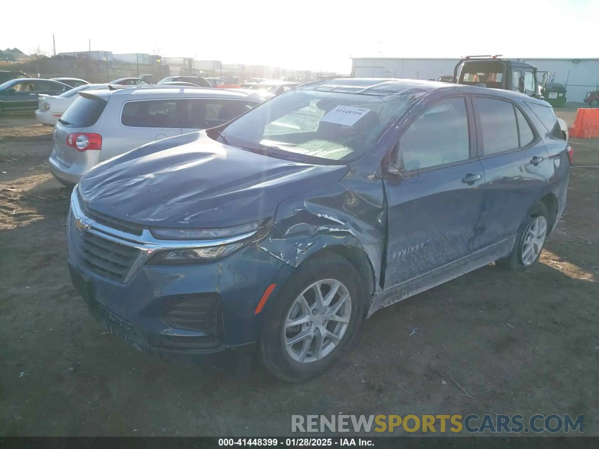 2 fotografías del automóvil dañado 3GNAXHEG2RL340424 CHEVROLET EQUINOX 2024