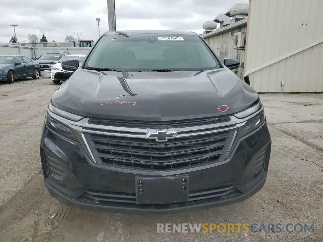 5 fotografías del automóvil dañado 3GNAXHEG3RL338259 CHEVROLET EQUINOX 2024