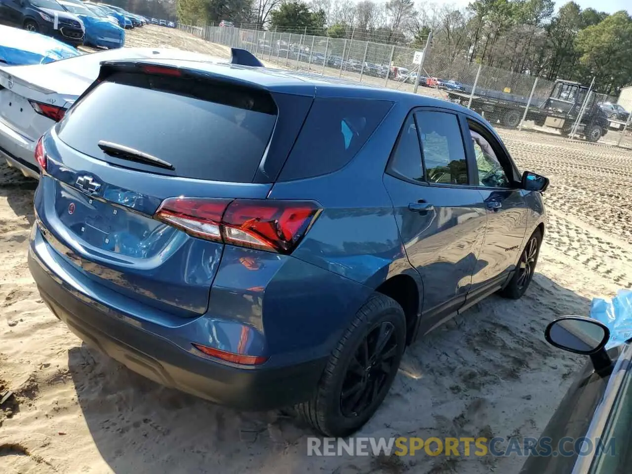 3 fotografías del automóvil dañado 3GNAXHEG4RL122730 CHEVROLET EQUINOX 2024