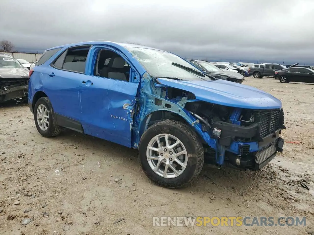 4 fotografías del automóvil dañado 3GNAXHEG4RL215098 CHEVROLET EQUINOX 2024