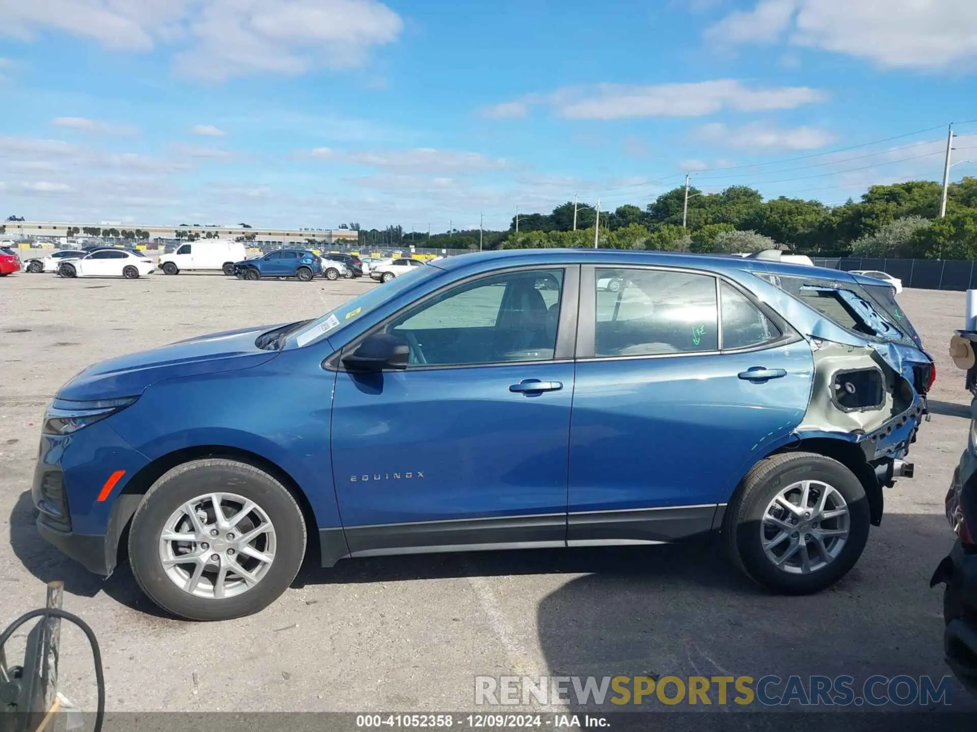 14 fotografías del automóvil dañado 3GNAXHEG5RL120288 CHEVROLET EQUINOX 2024