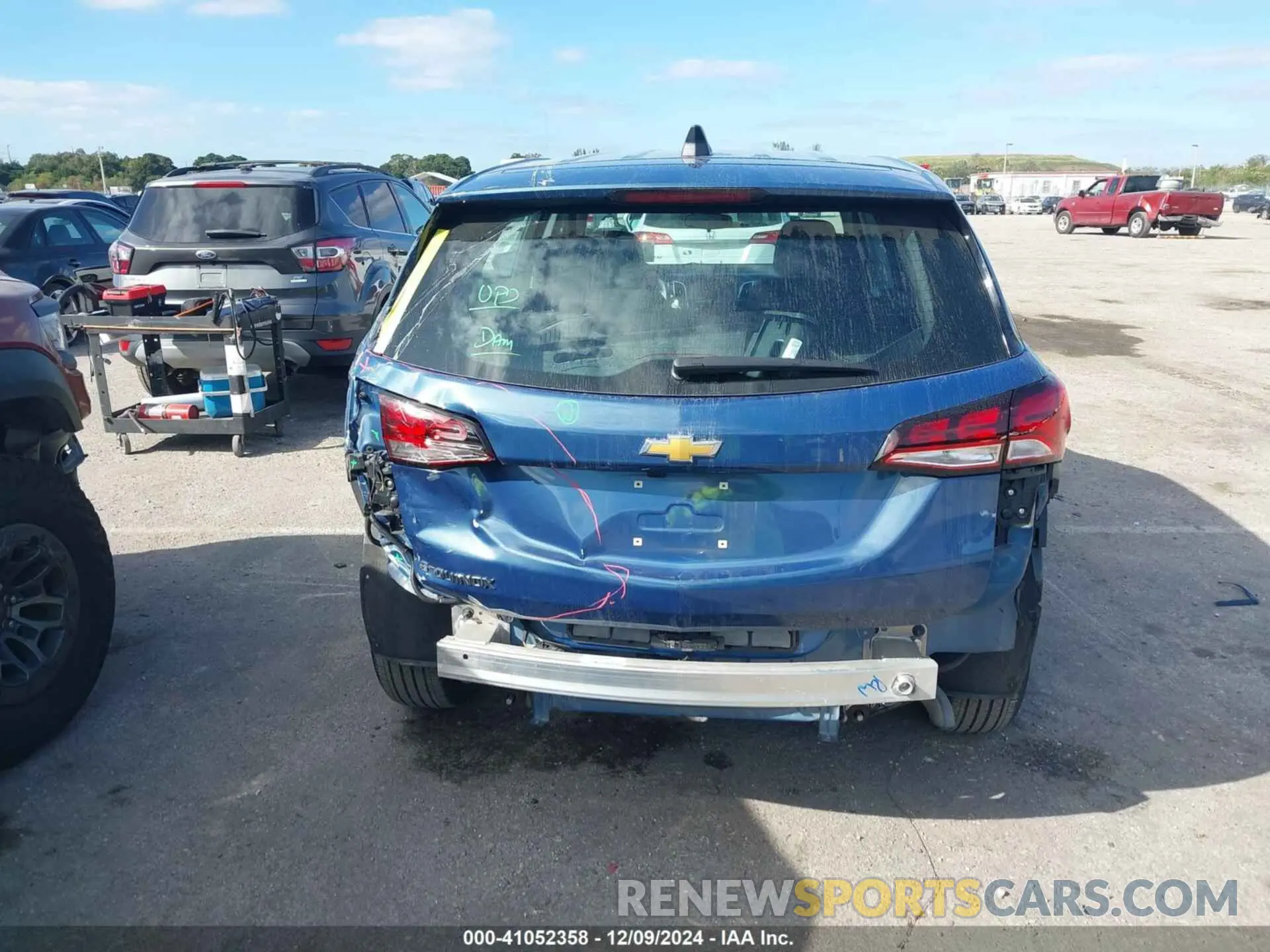16 fotografías del automóvil dañado 3GNAXHEG5RL120288 CHEVROLET EQUINOX 2024