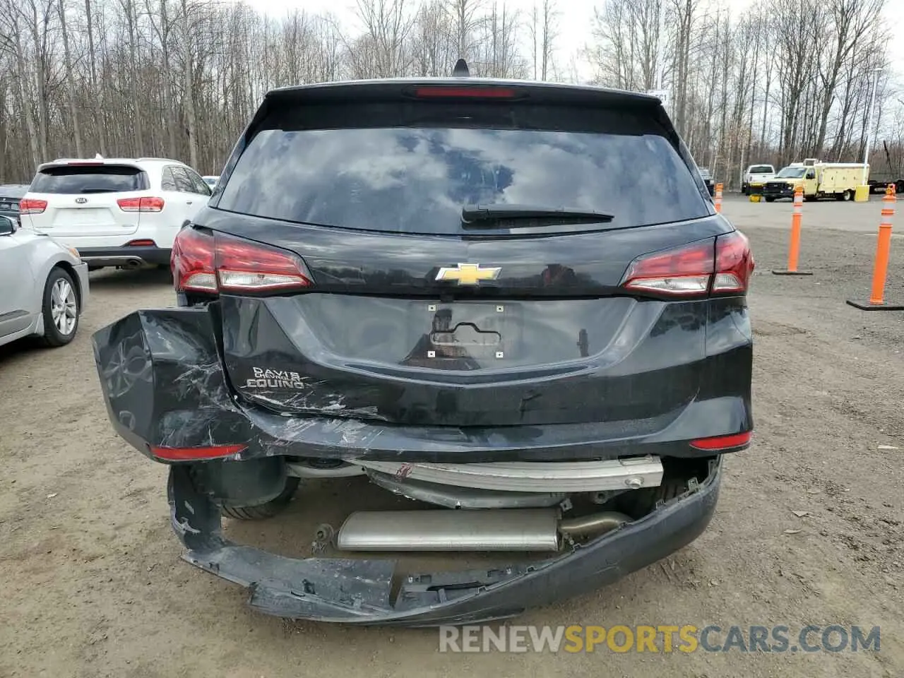 6 fotografías del automóvil dañado 3GNAXHEG6RL154787 CHEVROLET EQUINOX 2024