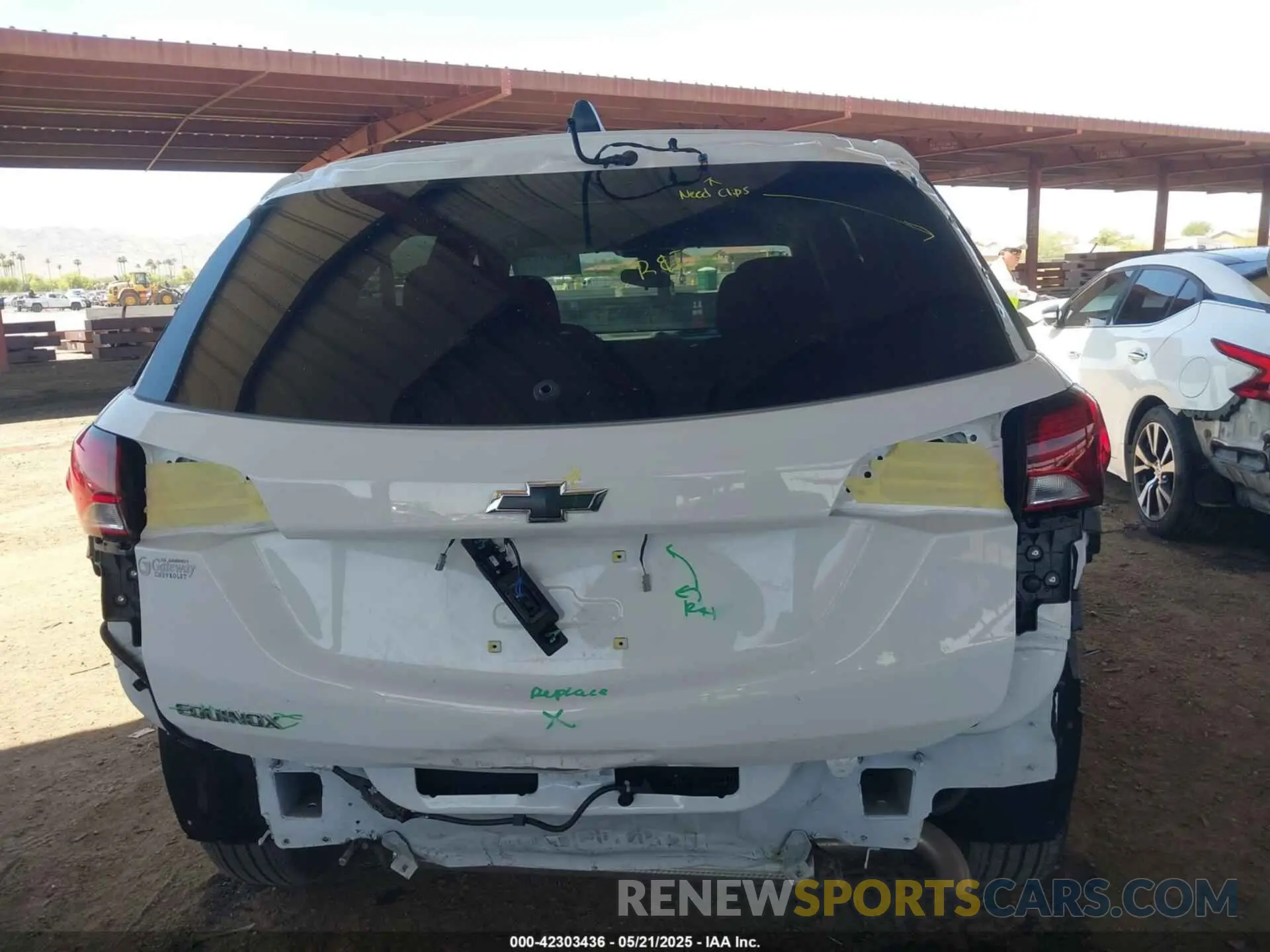 17 fotografías del automóvil dañado 3GNAXHEG7RL140784 CHEVROLET EQUINOX 2024