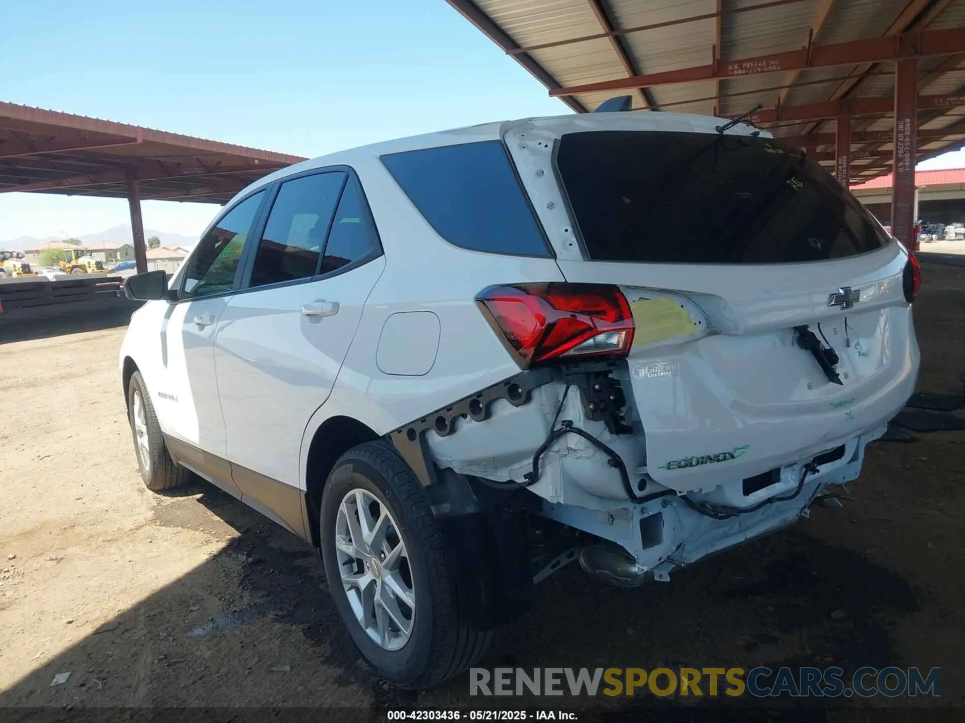 3 fotografías del automóvil dañado 3GNAXHEG7RL140784 CHEVROLET EQUINOX 2024