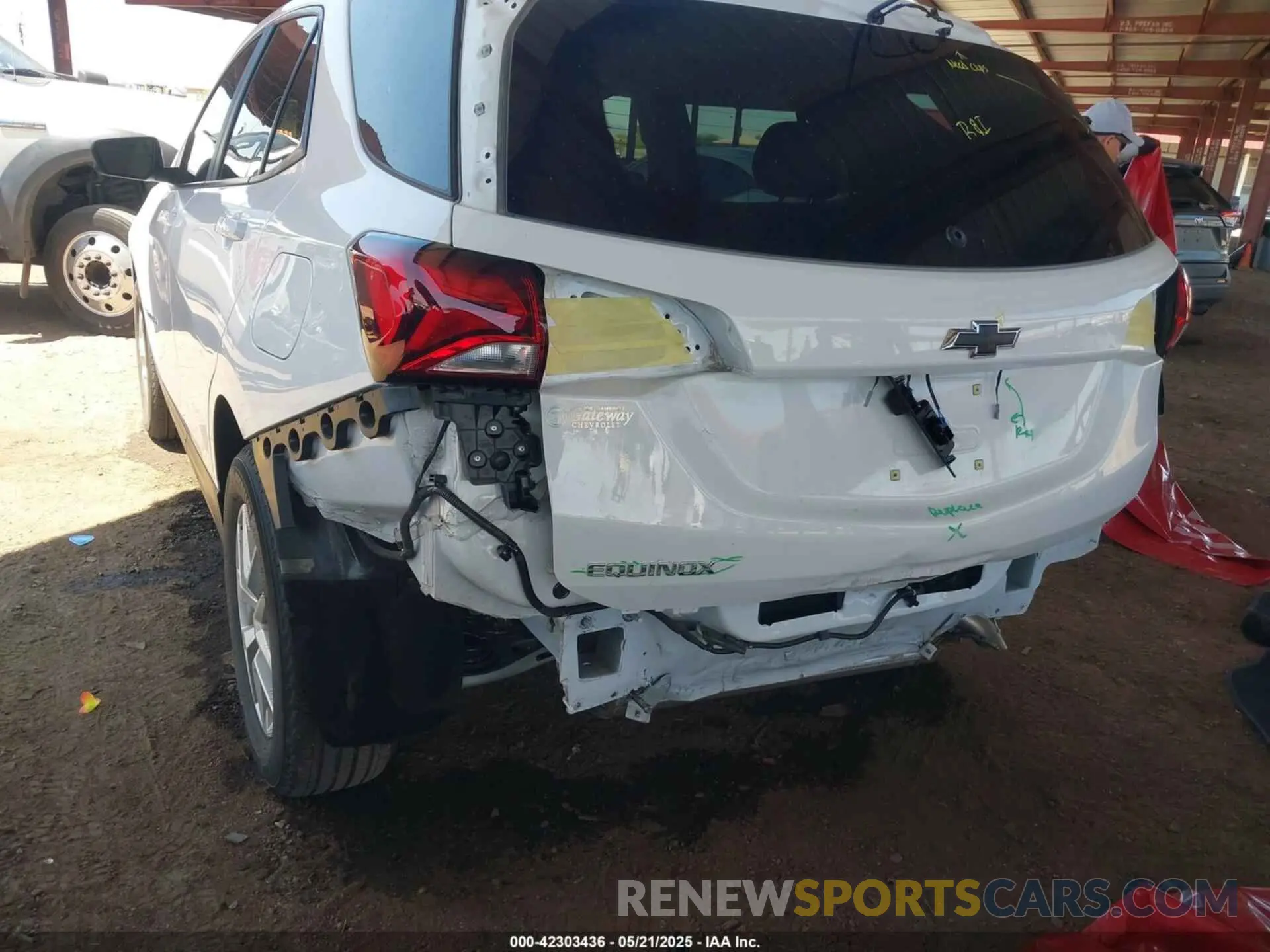 6 fotografías del automóvil dañado 3GNAXHEG7RL140784 CHEVROLET EQUINOX 2024
