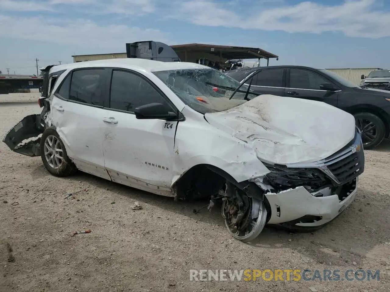 4 fotografías del automóvil dañado 3GNAXHEG7RL309430 CHEVROLET EQUINOX 2024