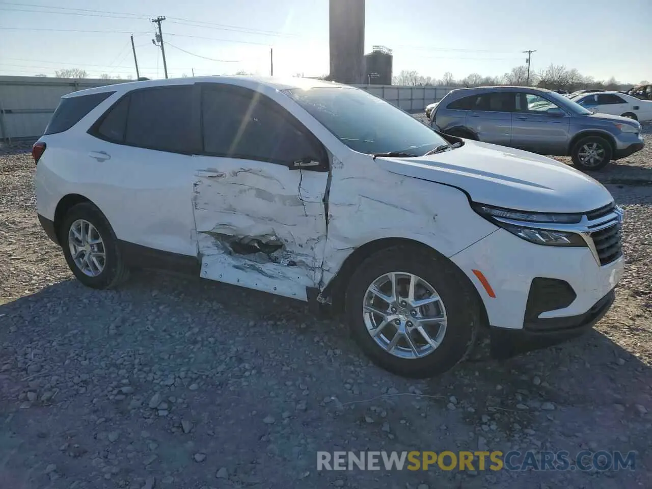 4 fotografías del automóvil dañado 3GNAXHEG7RL329242 CHEVROLET EQUINOX 2024