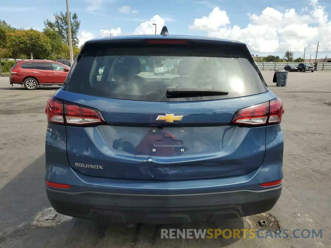 6 fotografías del automóvil dañado 3GNAXHEG7RL330309 CHEVROLET EQUINOX 2024