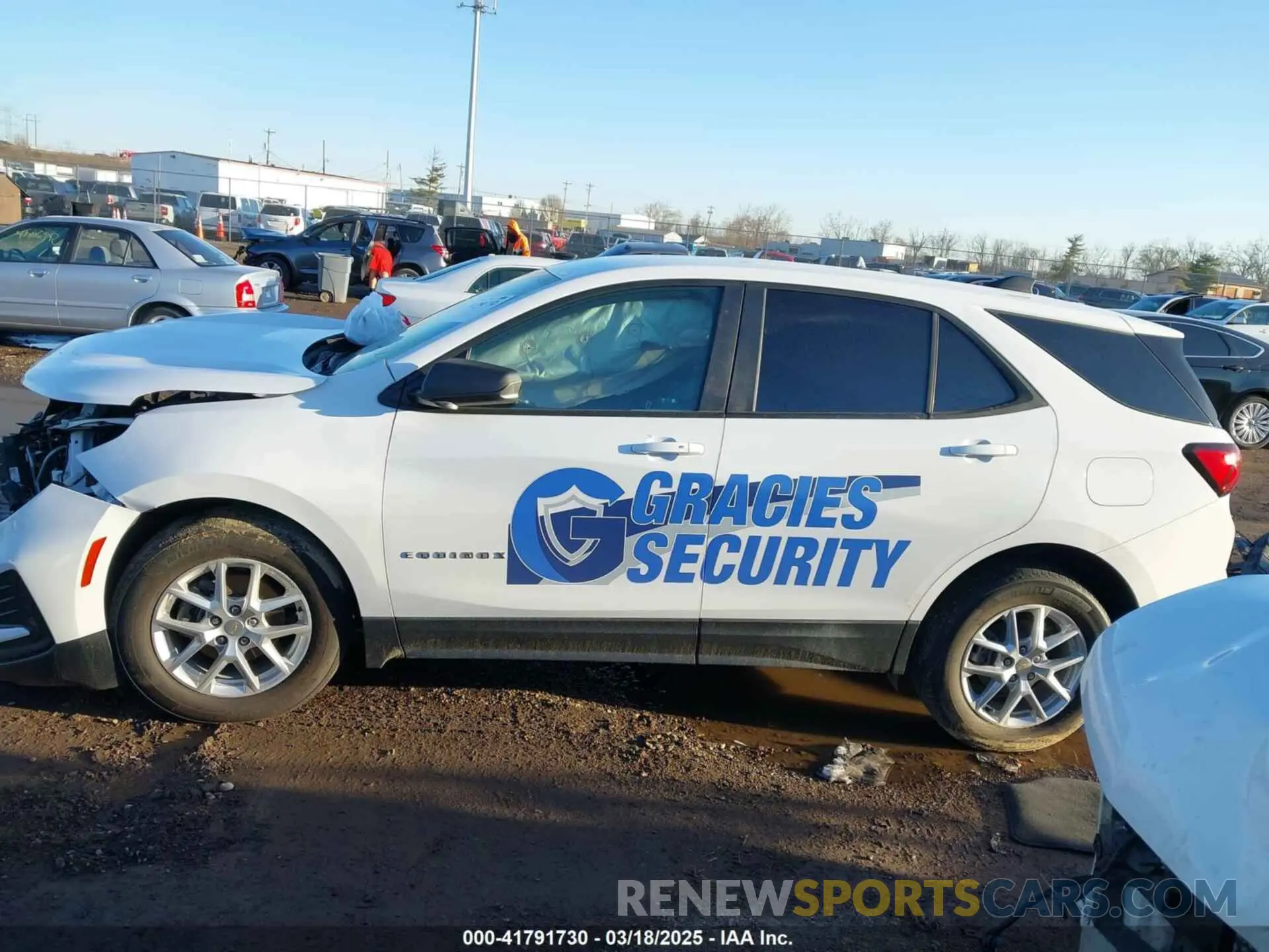15 fotografías del automóvil dañado 3GNAXHEG8RL207201 CHEVROLET EQUINOX 2024