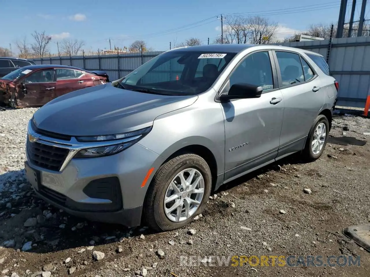 1 fotografías del automóvil dañado 3GNAXHEG8RL228680 CHEVROLET EQUINOX 2024