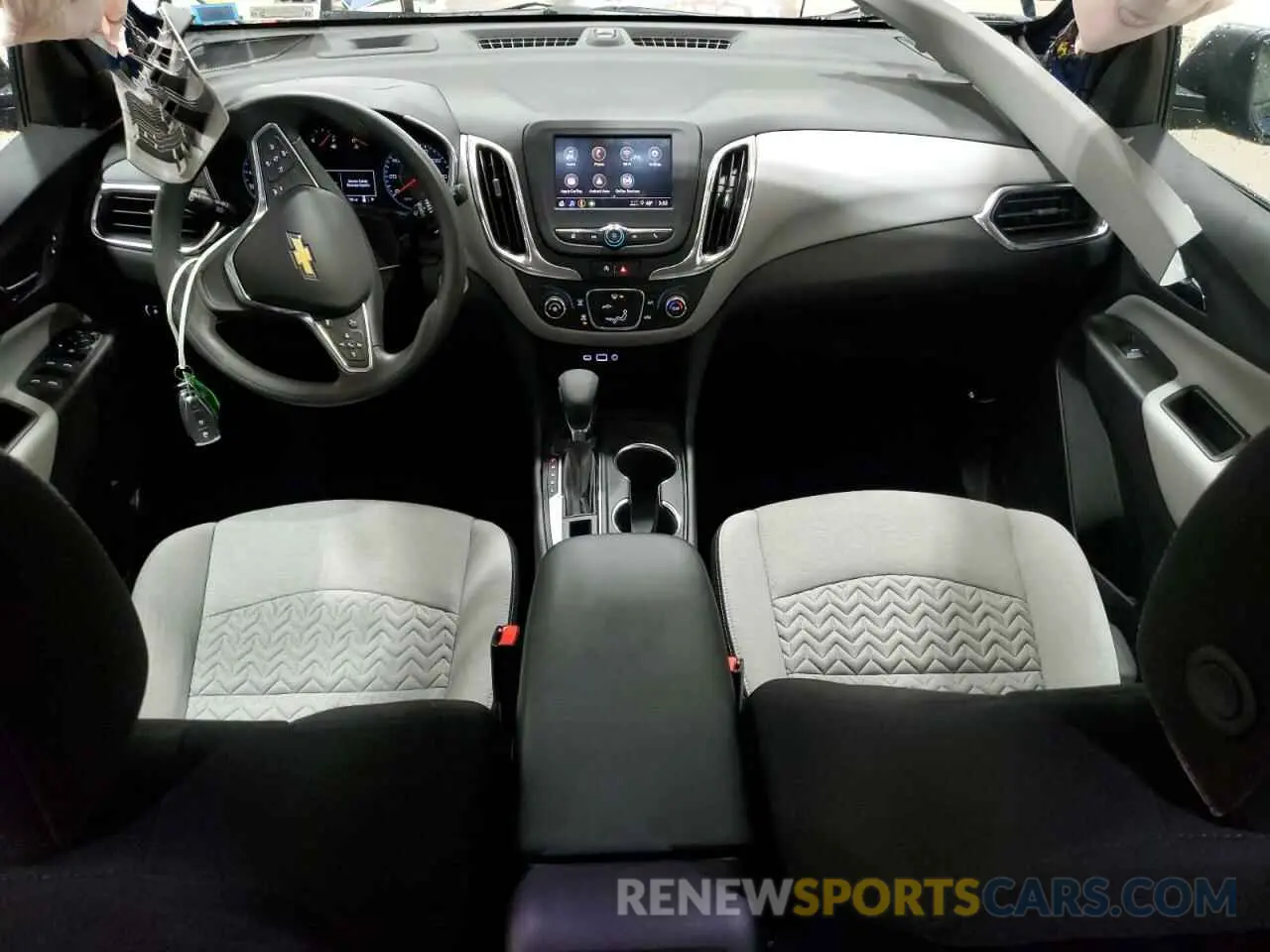 8 fotografías del automóvil dañado 3GNAXHEGXRL316615 CHEVROLET EQUINOX 2024