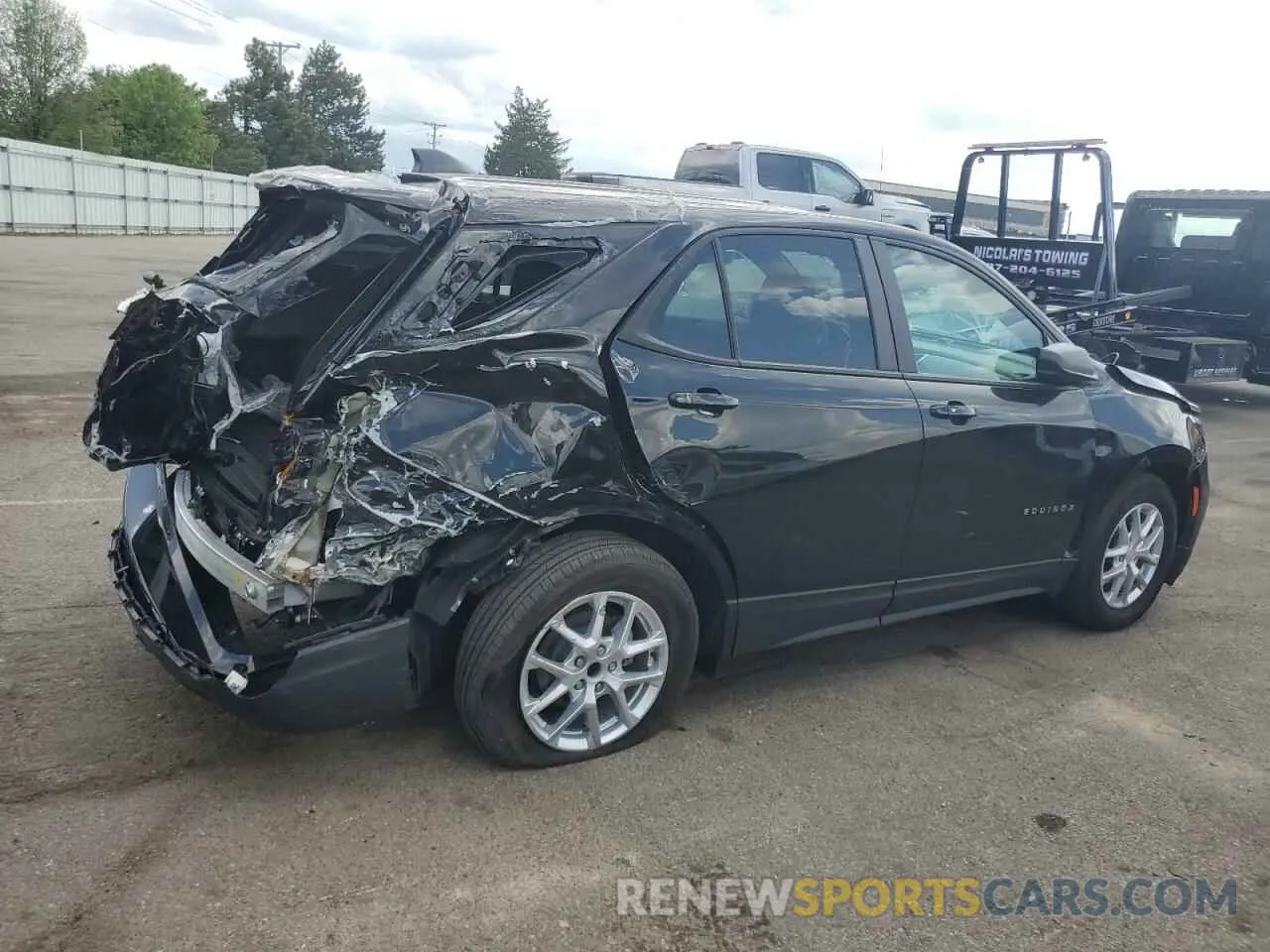 3 fotografías del automóvil dañado 3GNAXHEGXRL366401 CHEVROLET EQUINOX 2024