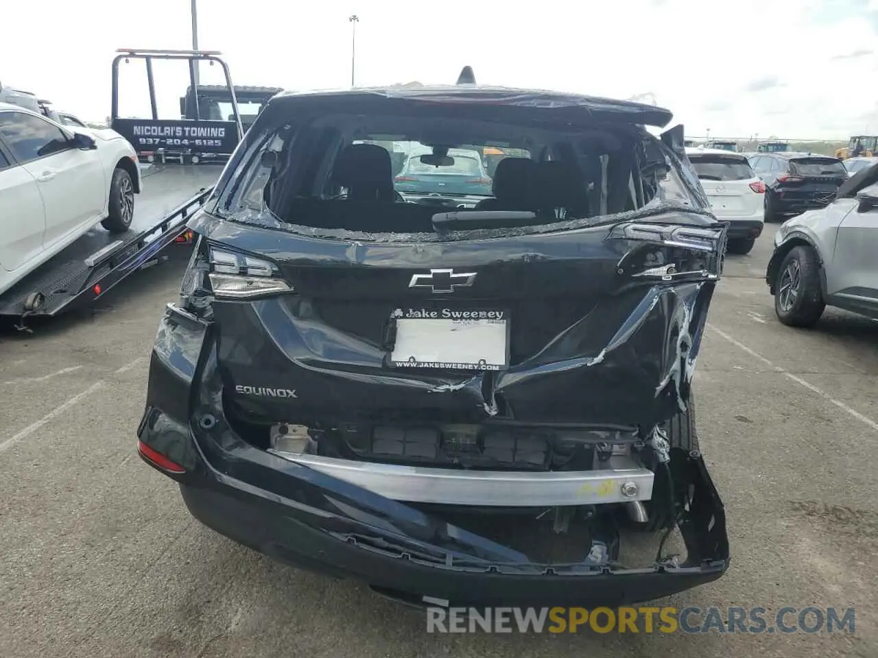 6 fotografías del automóvil dañado 3GNAXHEGXRL366401 CHEVROLET EQUINOX 2024