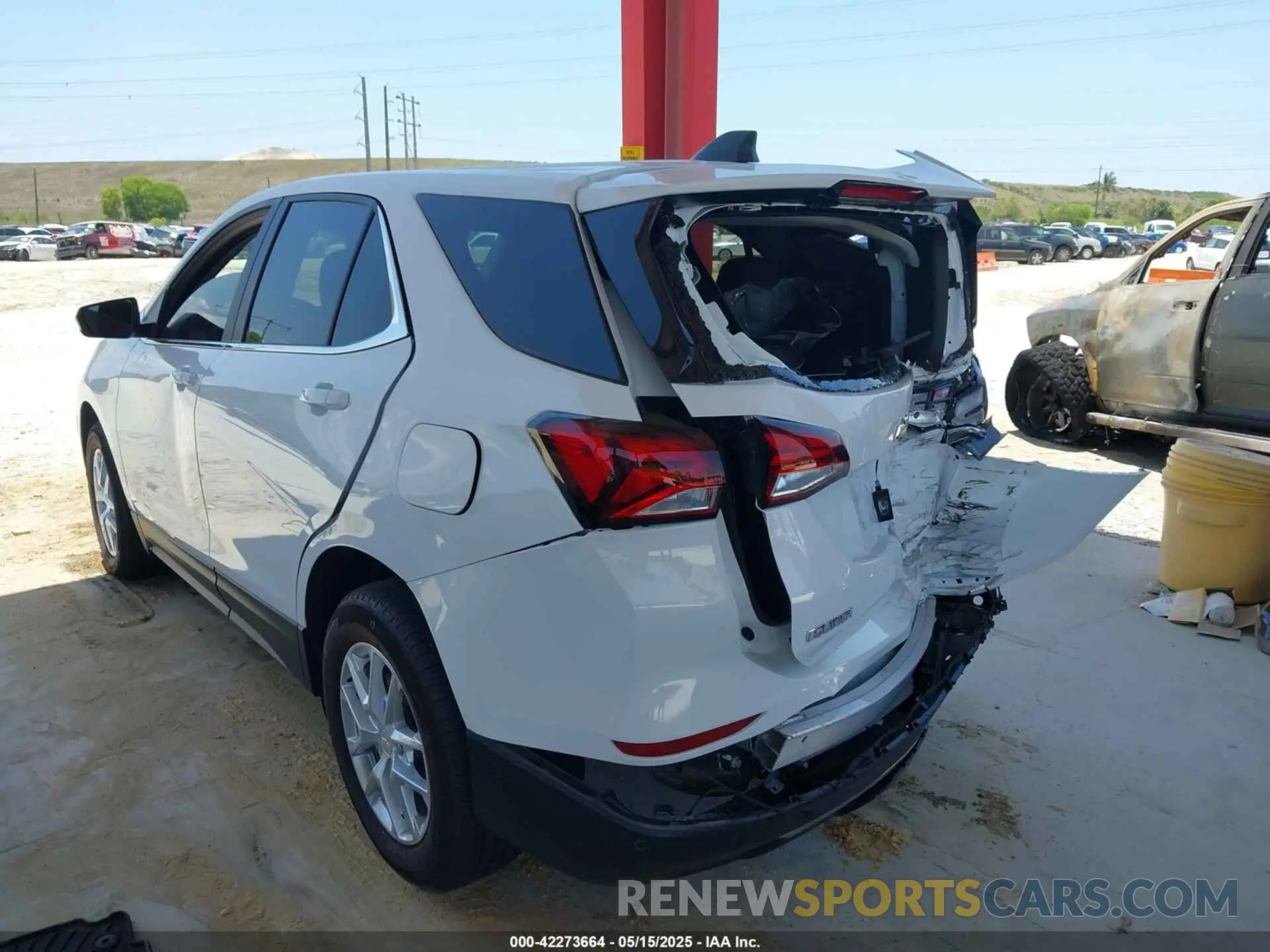 3 fotografías del automóvil dañado 3GNAXJEG5RL305450 CHEVROLET EQUINOX 2024