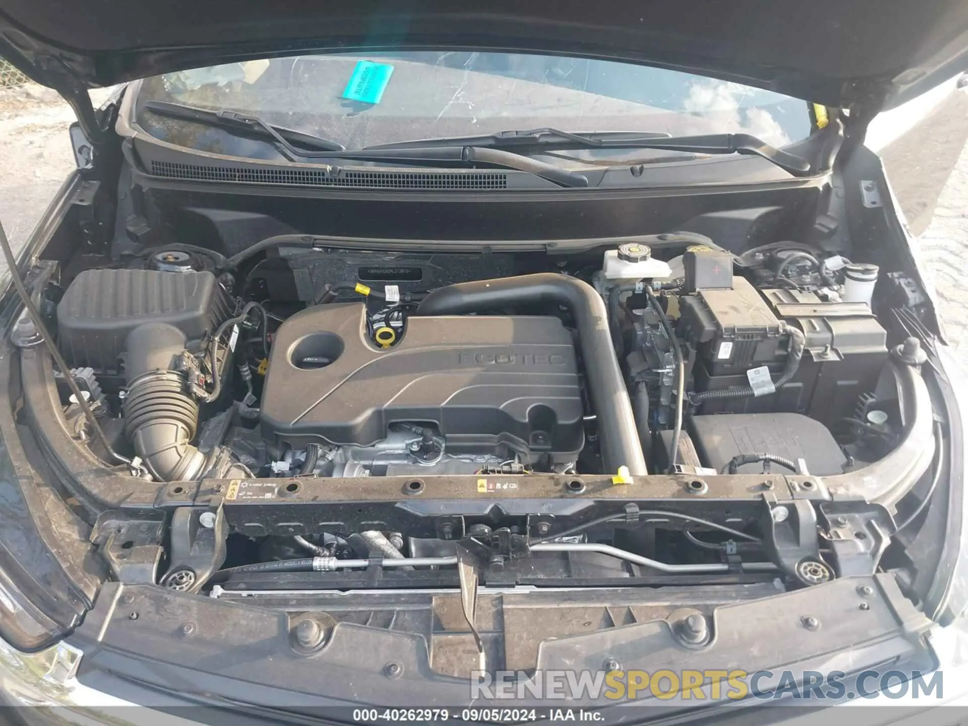 10 fotografías del automóvil dañado 3GNAXKEG0RL212910 CHEVROLET EQUINOX 2024