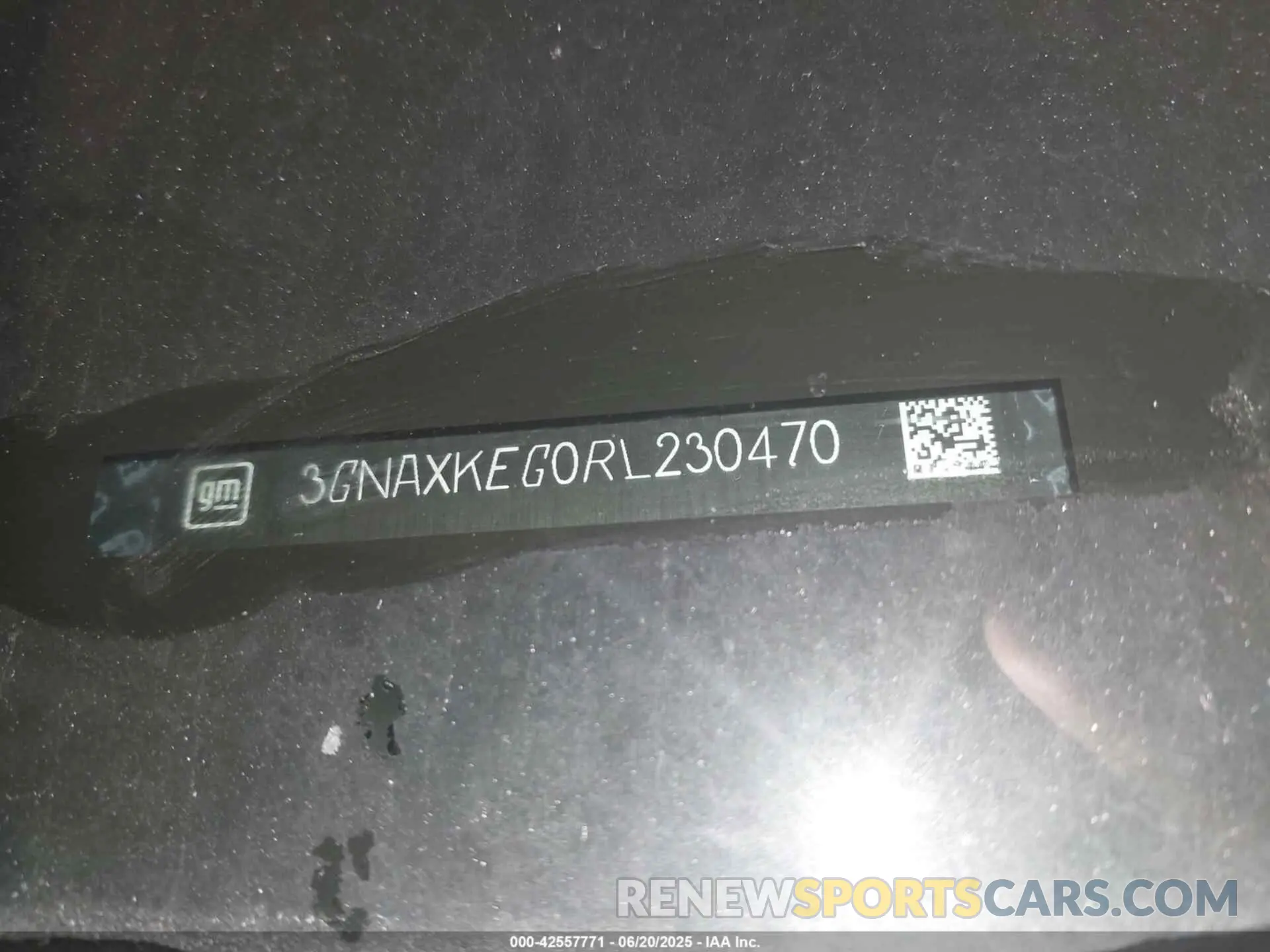 9 fotografías del automóvil dañado 3GNAXKEG0RL230470 CHEVROLET EQUINOX 2024