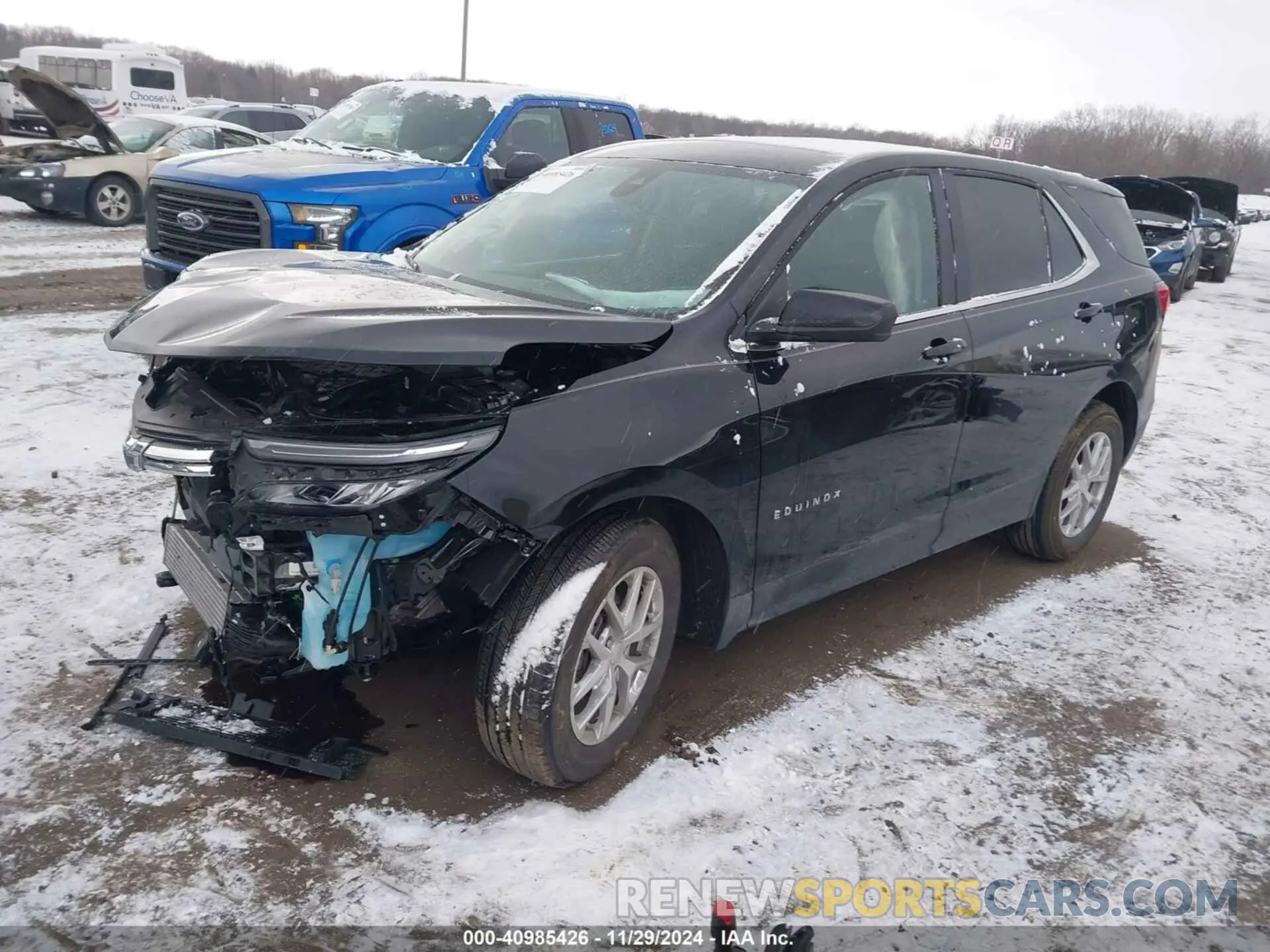 2 fotografías del automóvil dañado 3GNAXKEG0RL305796 CHEVROLET EQUINOX 2024