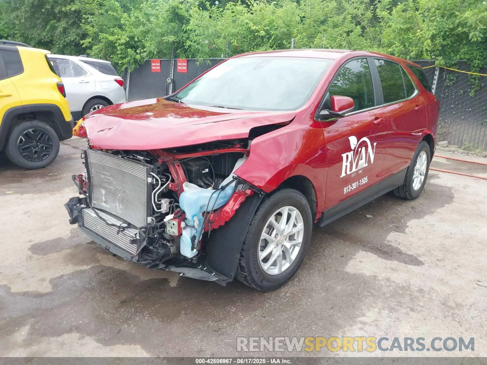2 fotografías del automóvil dañado 3GNAXKEG1RL209580 CHEVROLET EQUINOX 2024