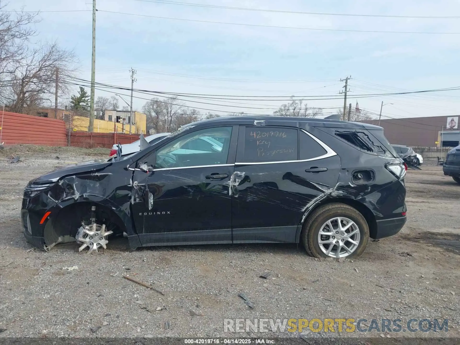 14 fotografías del automóvil dañado 3GNAXKEG1RL297806 CHEVROLET EQUINOX 2024