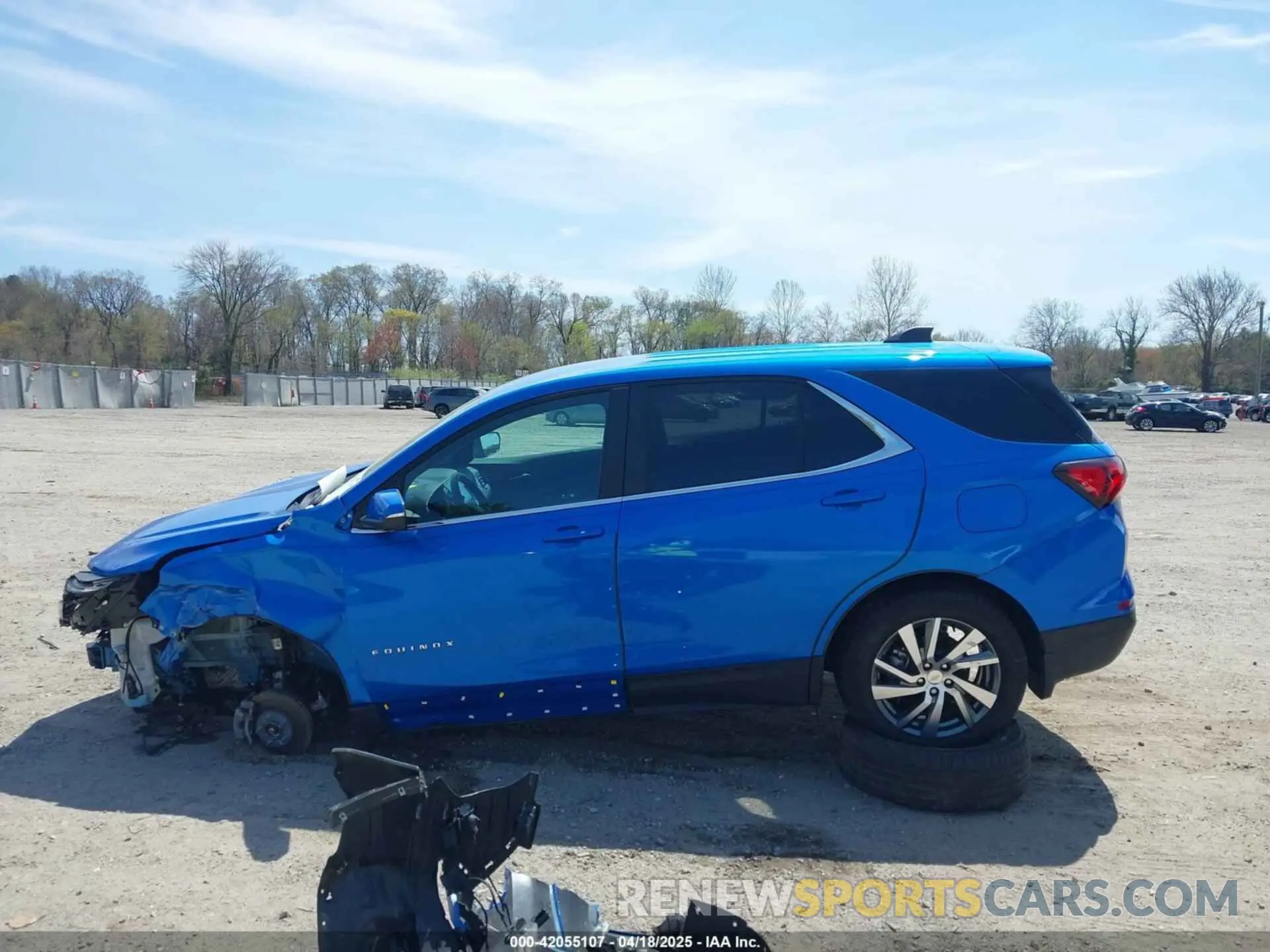 15 fotografías del automóvil dañado 3GNAXKEG1RS140640 CHEVROLET EQUINOX 2024