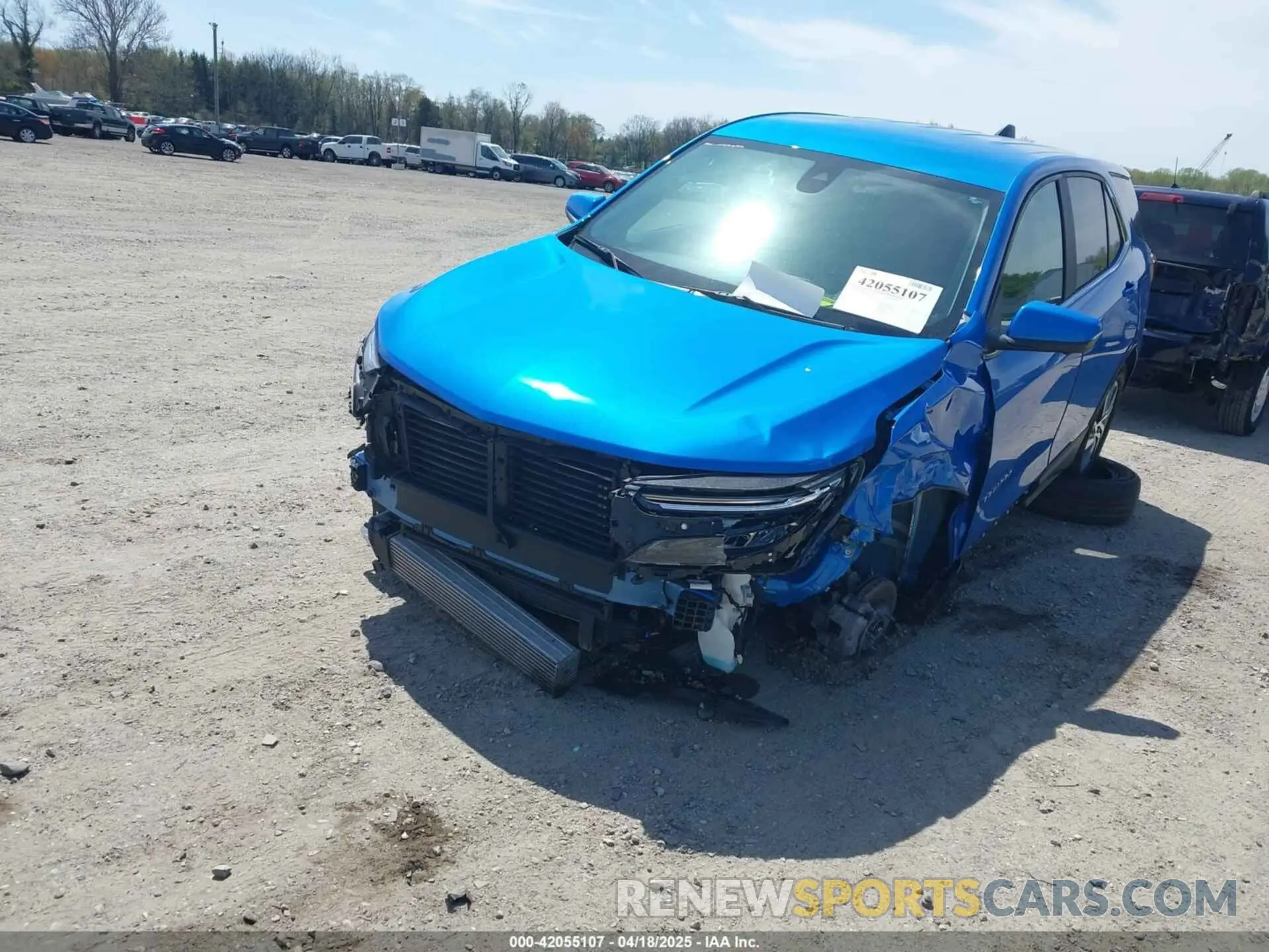 6 fotografías del automóvil dañado 3GNAXKEG1RS140640 CHEVROLET EQUINOX 2024