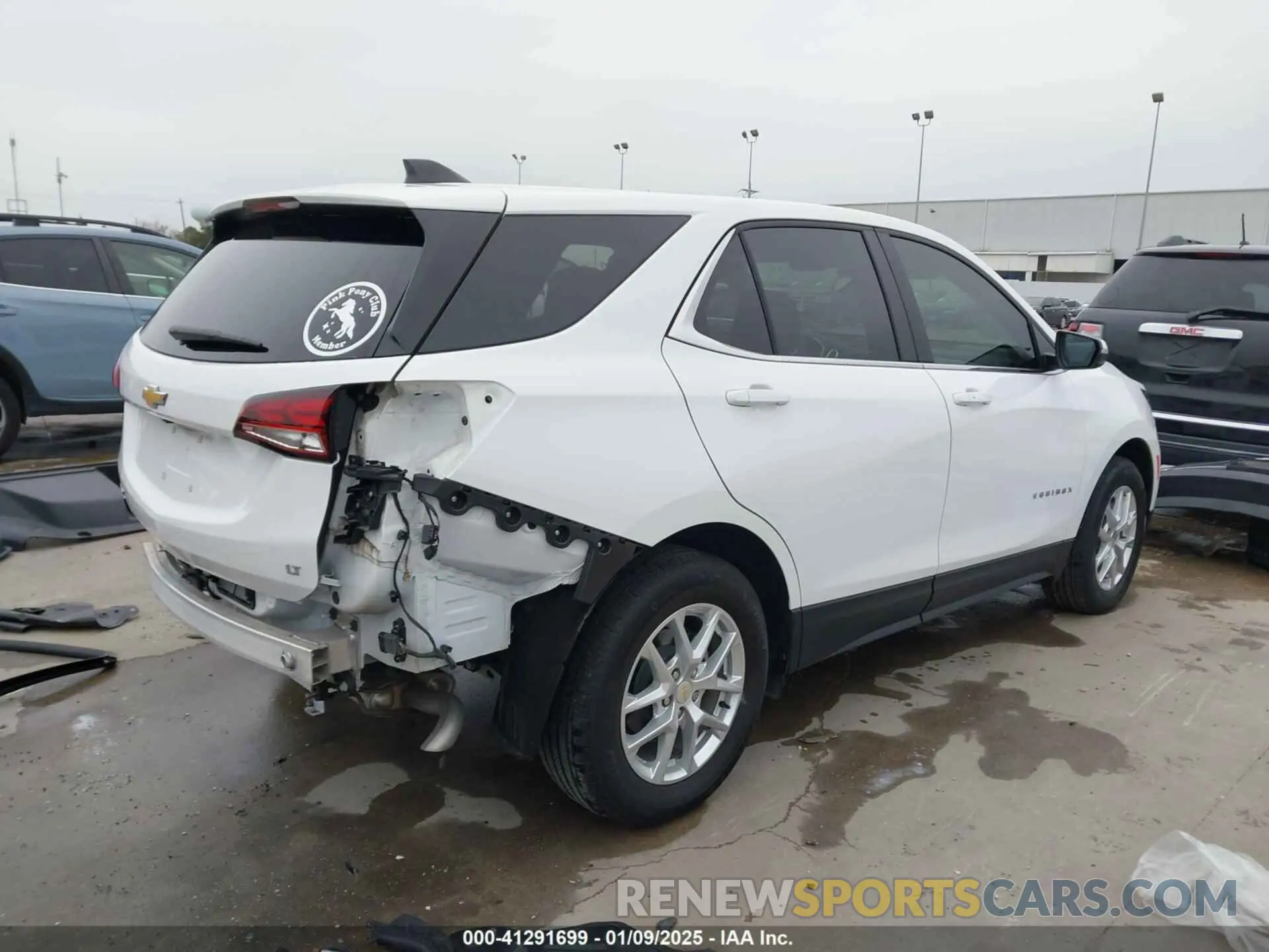 4 fotografías del automóvil dañado 3GNAXKEG2RL183152 CHEVROLET EQUINOX 2024