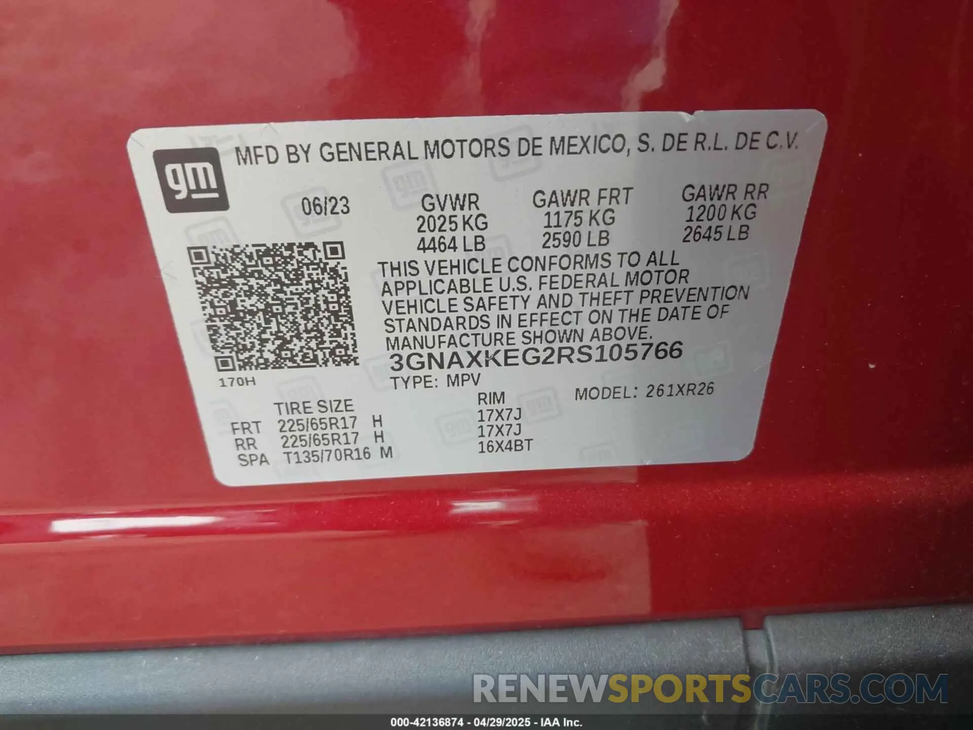 9 fotografías del automóvil dañado 3GNAXKEG2RS105766 CHEVROLET EQUINOX 2024