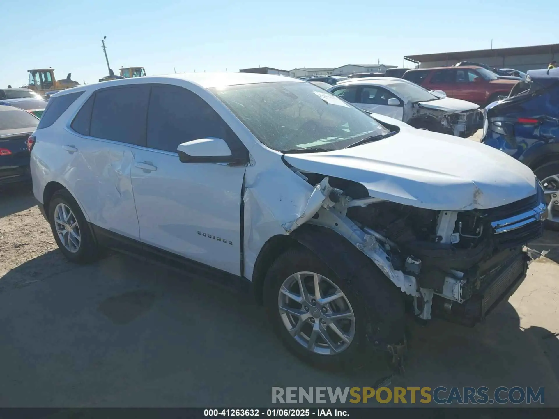 1 fotografías del automóvil dañado 3GNAXKEG3RL345399 CHEVROLET EQUINOX 2024